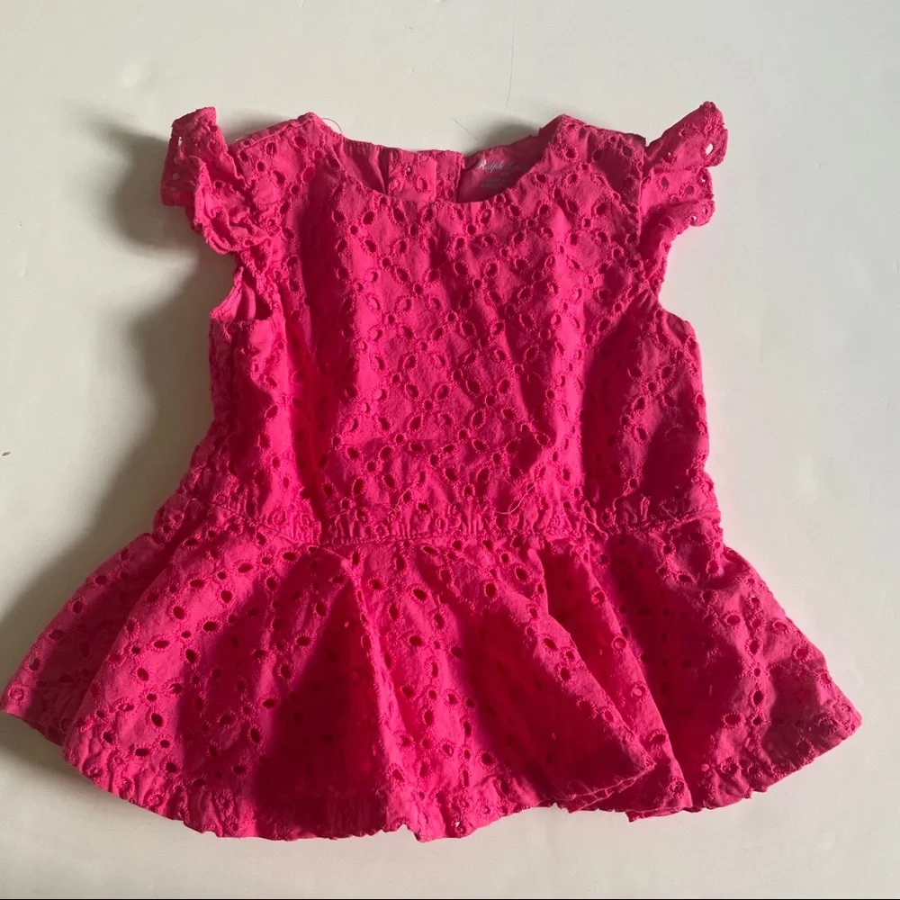 Ralph Lauren Little Spring Eyelet Top
